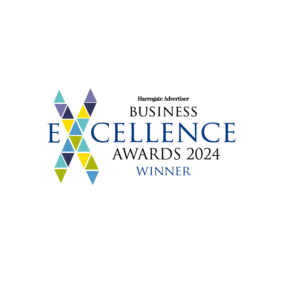 Harrogate Advertiser Business Excellence Awards 2024 Winner logo